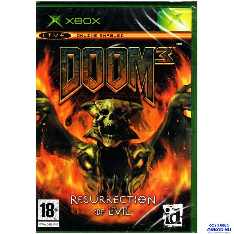 DOOM 3 RESURRECTION OF EVIL XBOX