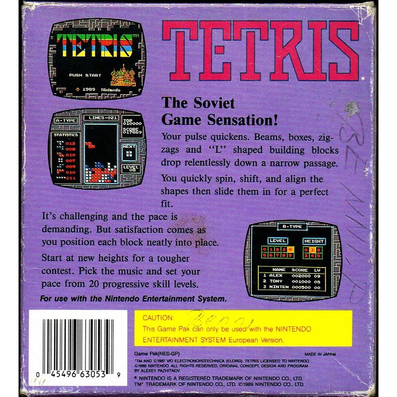 TETRIS NES SCN