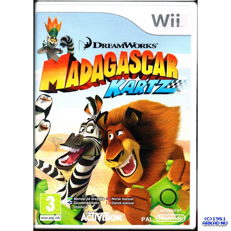 MADAGASCAR KARTZ WII