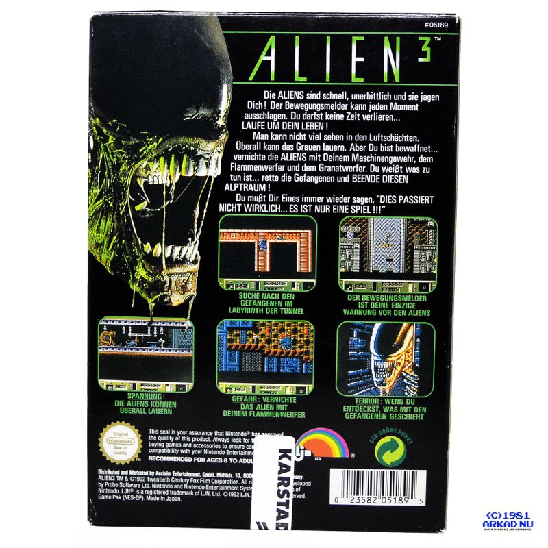 ALIEN 3 NES