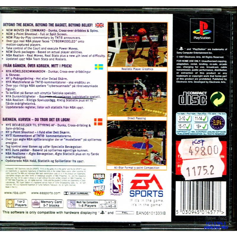 NBA LIVE 98 PS1