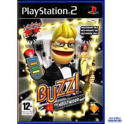 BUZZ THE HOLLYWOOD QUIZ SVENSK UTGÅVA PS2