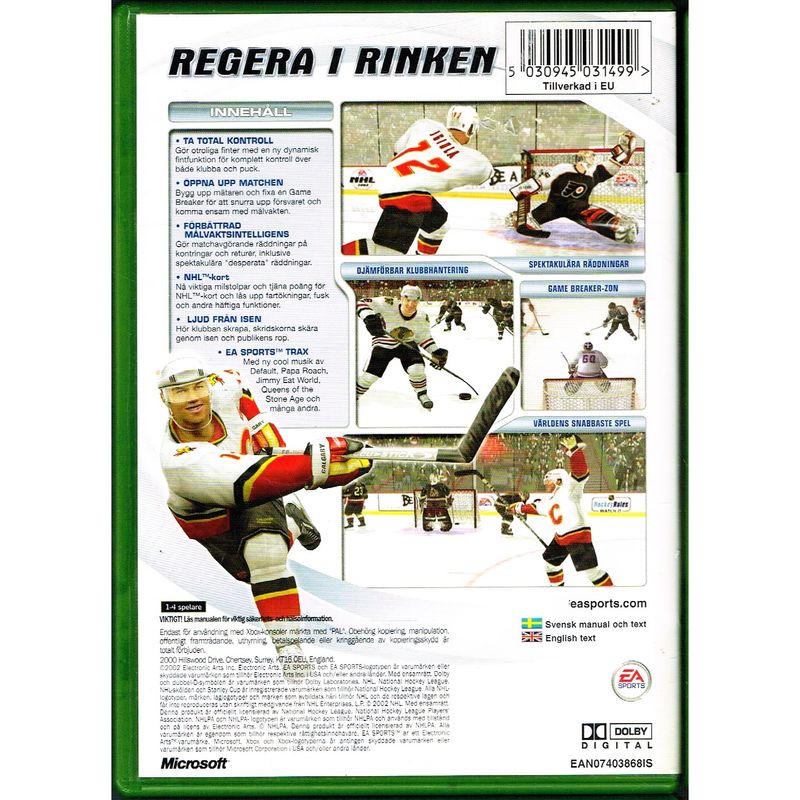 NHL 2003 XBOX