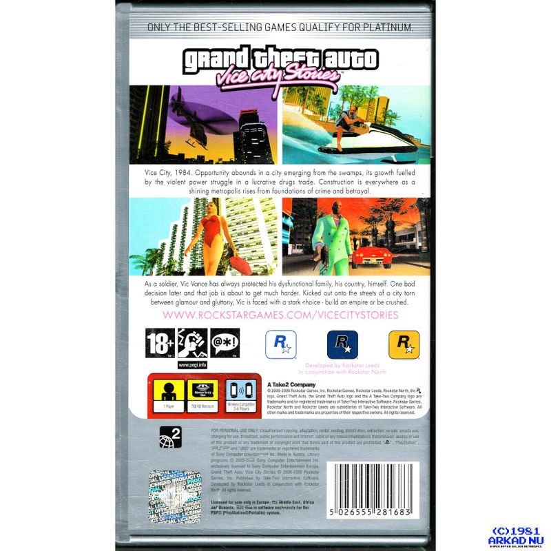 GRAND THEFT AUTO VICE CITY STORIES PSP