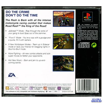 ROAD RASH JAILBREAK PS1