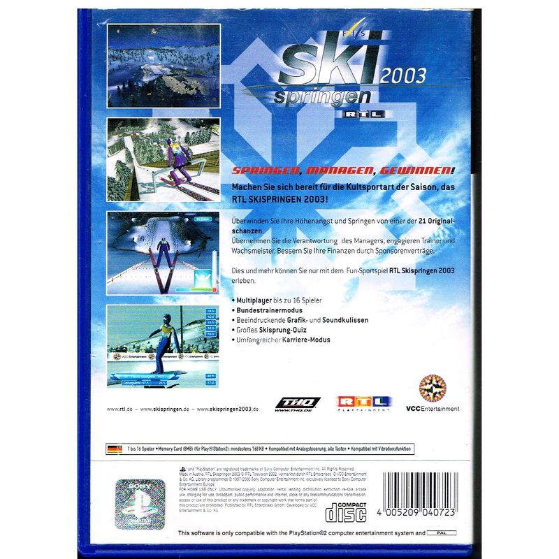 RTL SKISPRINGEN 2003 PS2