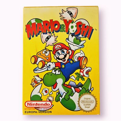 MARIO & YOSHI NES NOE TYSK UTGÅVA