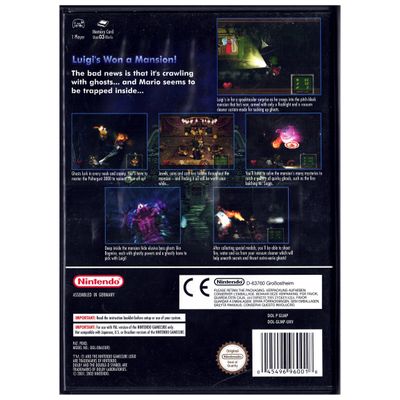 LUIGIS MANSION GAMECUBE