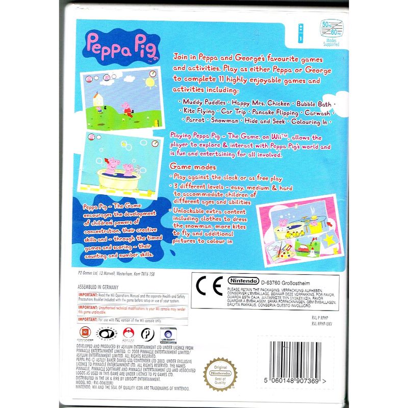 PEPPA PIG THE GAME WII