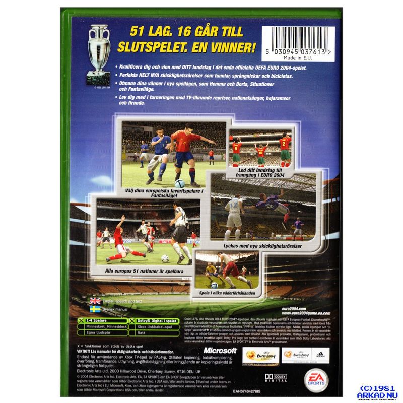 UEFA EURO 2004 PORTUGAL XBOX