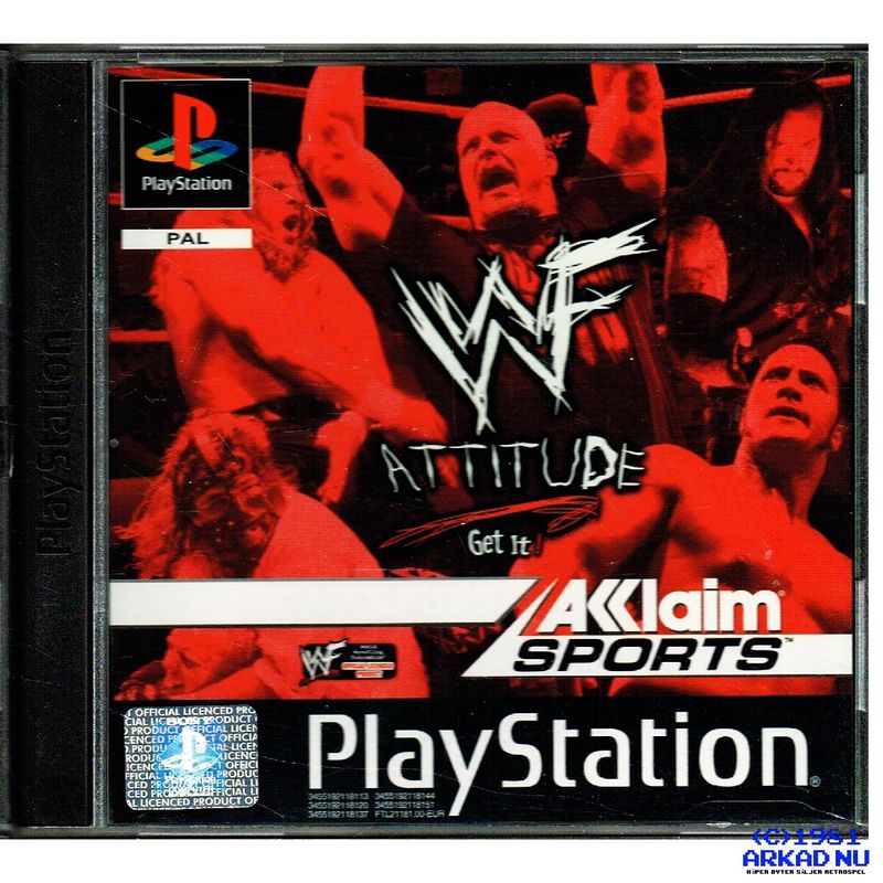 WWF ATTITUDE GET IT PS1