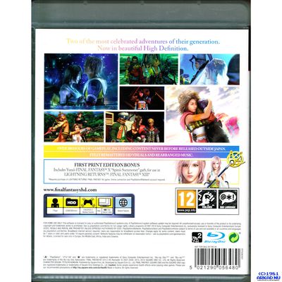 FINAL FANTASY X X2 HD REMASTER PS3