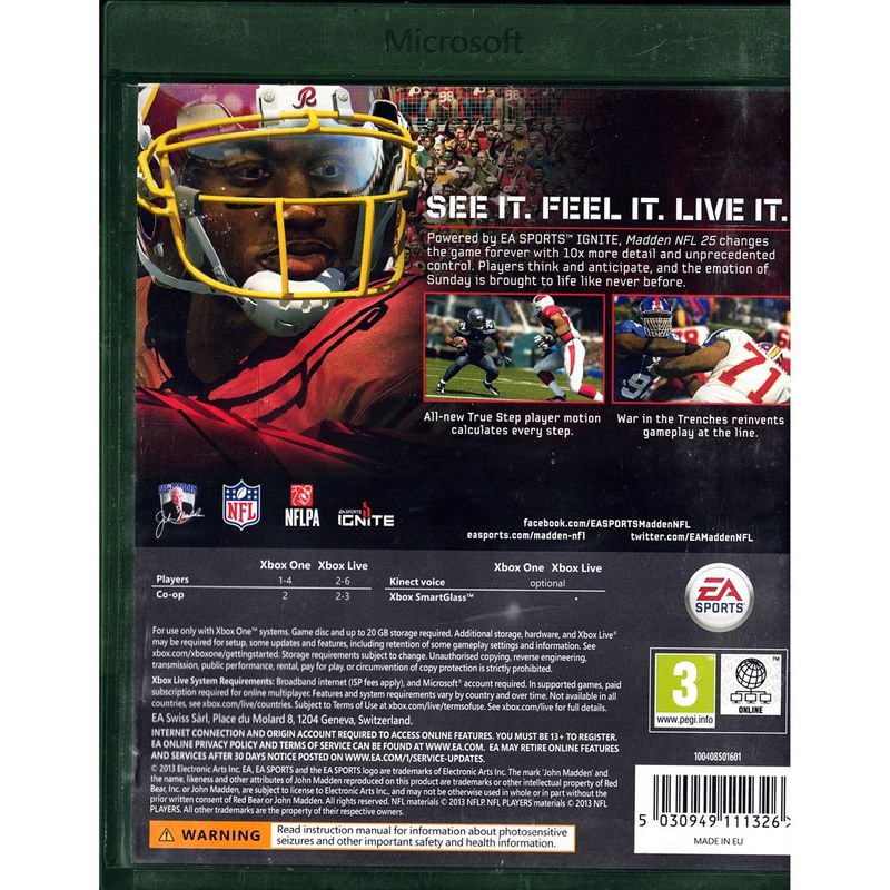 MADDEN NFL 25 XBOX ONE