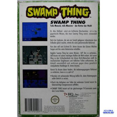 SWAMP THING NES