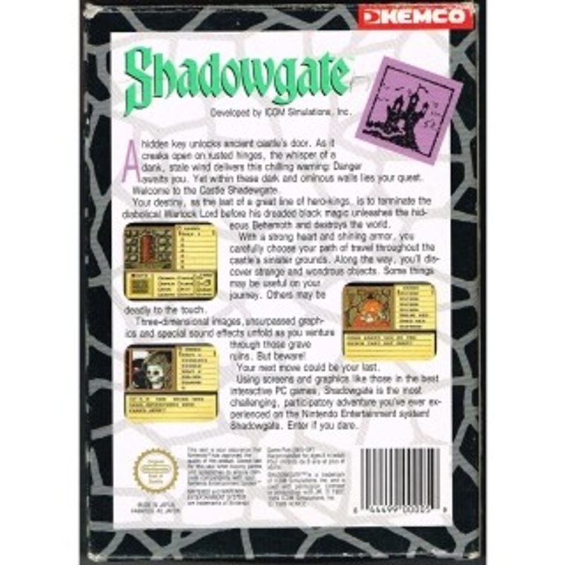 SHADOWGATE NES SCN