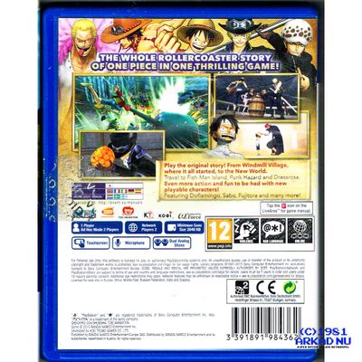 ONE PIECE PIRATE WARRIORS 3 PS VITA