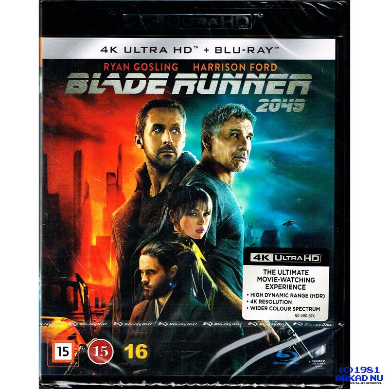 BLADE RUNNER 2049 4K ULTRA HD + BLU-RAY