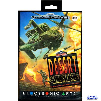 DESERT STRIKE RETURN TO THE GULF MEGADRIVE