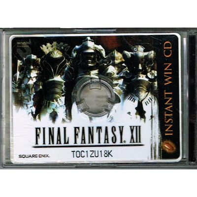 FINAL FANTASY XII INSTANT WIN CD