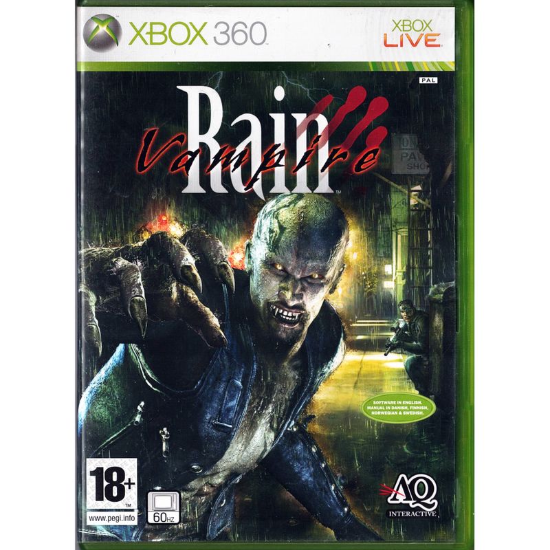 VAMPIRE RAIN XBOX 360