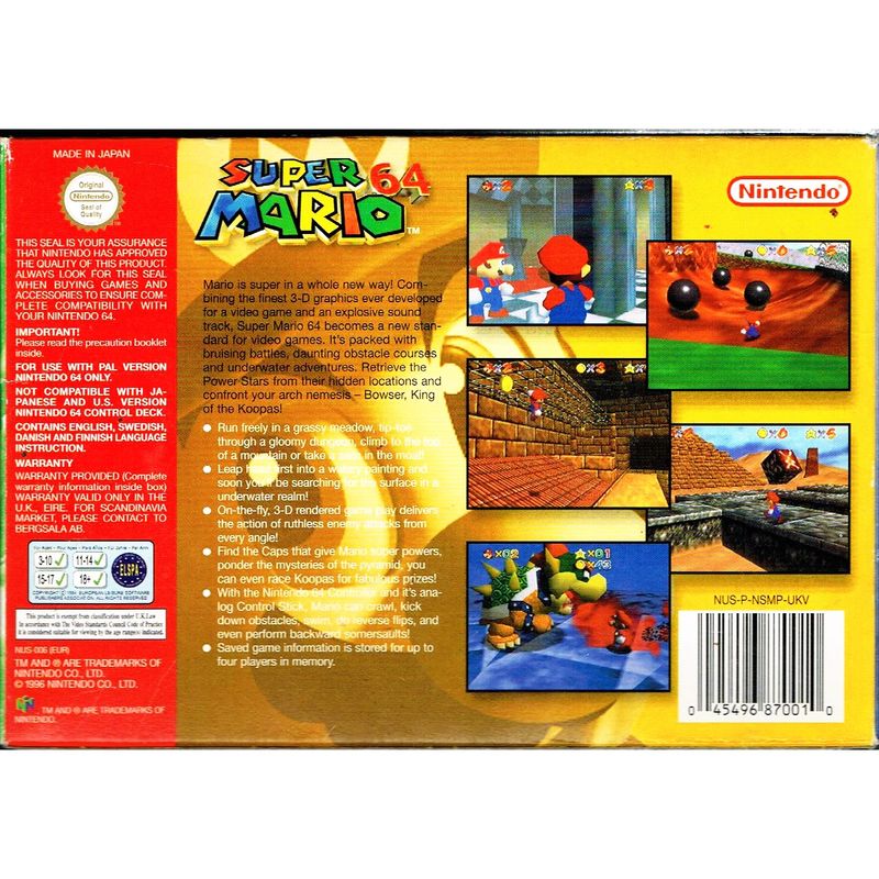 SUPER MARIO 64 N64