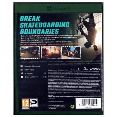 TONY HAWKS PRO SKATER 1+2 XBOX ONE