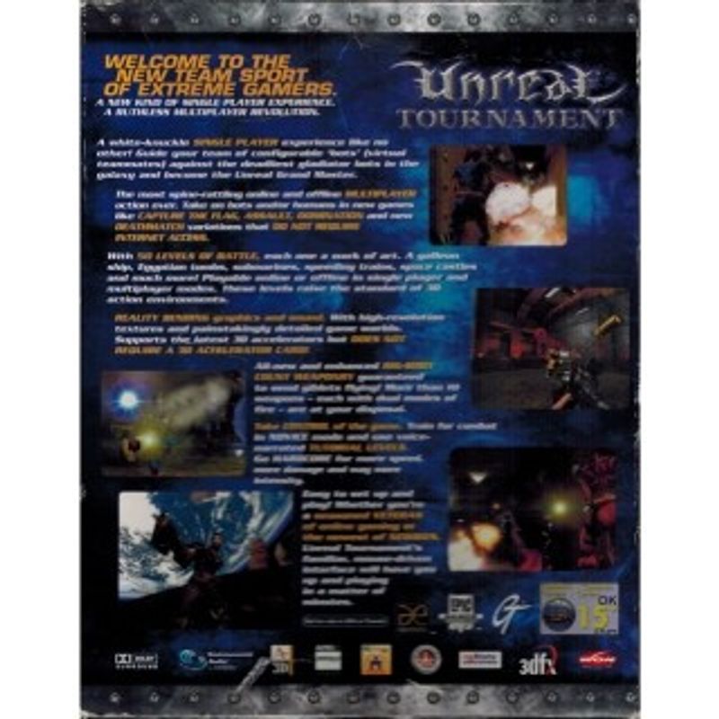 UNREAL TOURNAMENT PC 1999