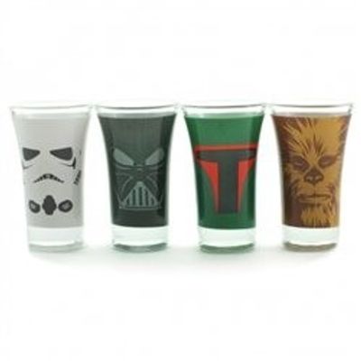 STAR WARS SET OF FOUR MINI GLASSES