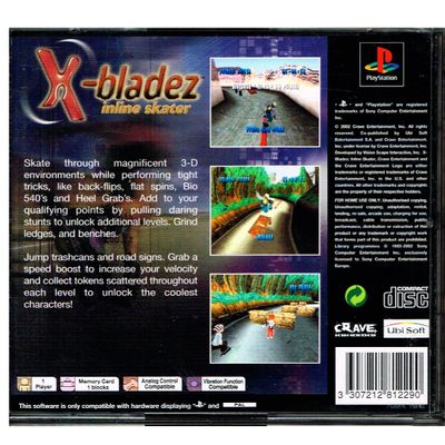 X-BLADEZ INLINE SKATER PS1