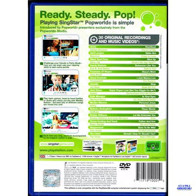 SINGSTAR POPWORLD PS2