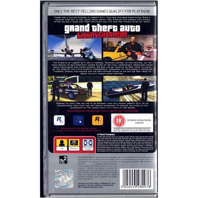 GRAND THEFT AUTO LIBERTY CITY STORIES PSP