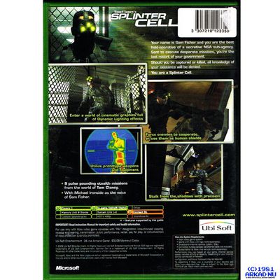 SPLINTER CELL XBOX