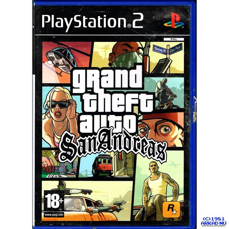 GRAND THEFT AUTO SAN ANDREAS PS2