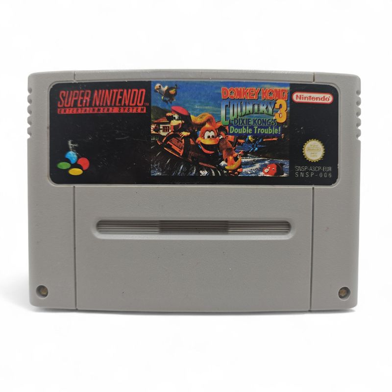DONKEY KONG COUNTRY 3 DIXIE KONG'S DOUBLE TROUBLE SNES