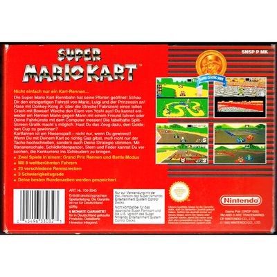 SUPER MARIO KART SNES SCN