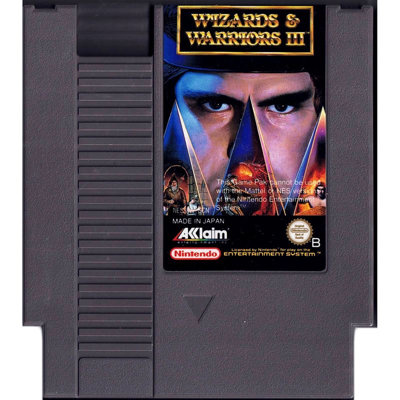 WIZARD & WARRIORS III KUROS VISIONS OF POWER NES SCN