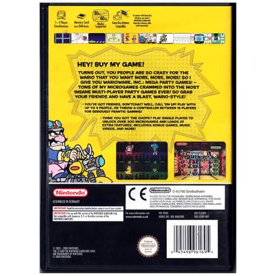 WARIOWARE INC MEGA PARTY GAME$ GAMECUBE
