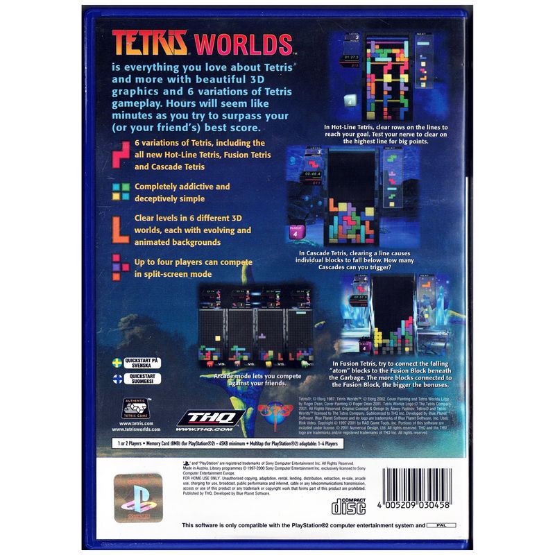 TETRIS WORLDS PS2