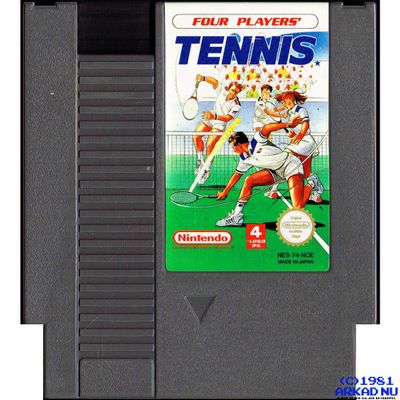 FOUR PLAYER TENNIS NES NOE