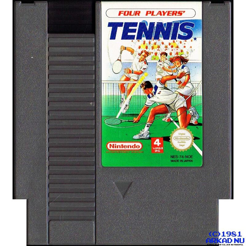 FOUR PLAYER TENNIS NES NOE