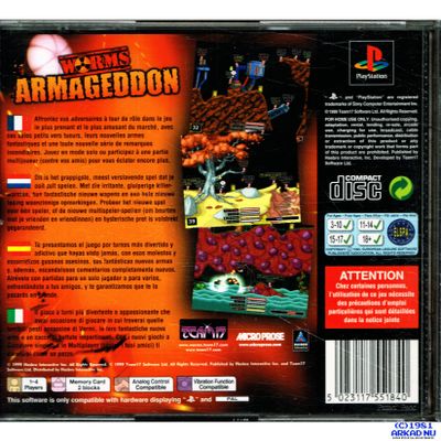 WORMS ARMAGEDDON PS1