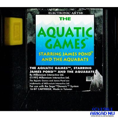 AQUATIC GAMES STARRING JAMES POND AND THE AQUABATS MEGADRIVE