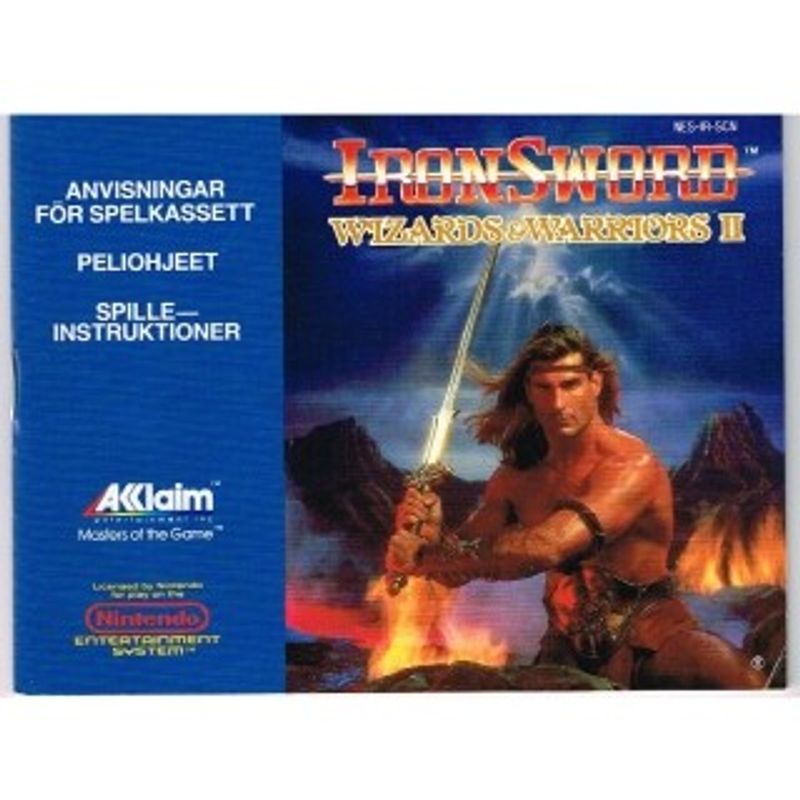 IRON SWORD WIZARDS & WARRIORS II NES SCN