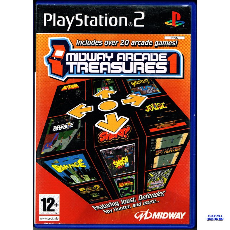 MIDWAY ARCADE TREASURES 1 PS2