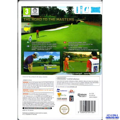 TIGER WOODS PGA TOUR 12 MASTERS WII