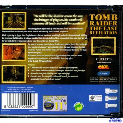 TOMB RAIDER THE LAST REVELATION DREAMCAST