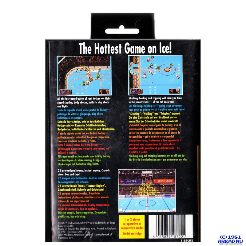 EA HOCKEY MEGADRIVE