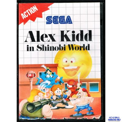 ALEX KIDD IN SHINOBI WORLD MASTERSYSTEM