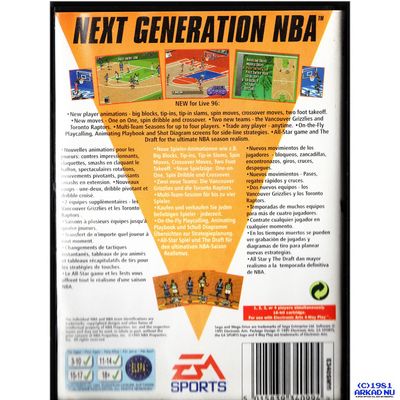 NBA LIVE 96 MEGADRIVE