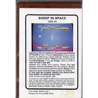 SHEEP IN SPACE C64 TAPE